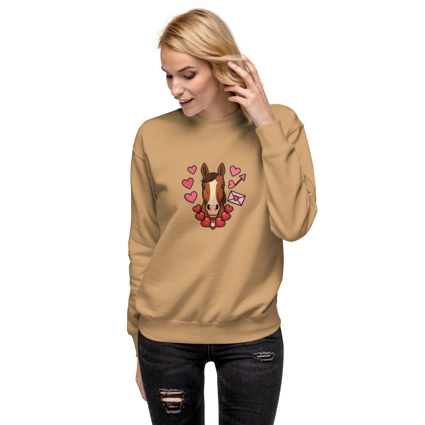 BE MINE "Loper" Valentine's Crewneck Sweatshirt