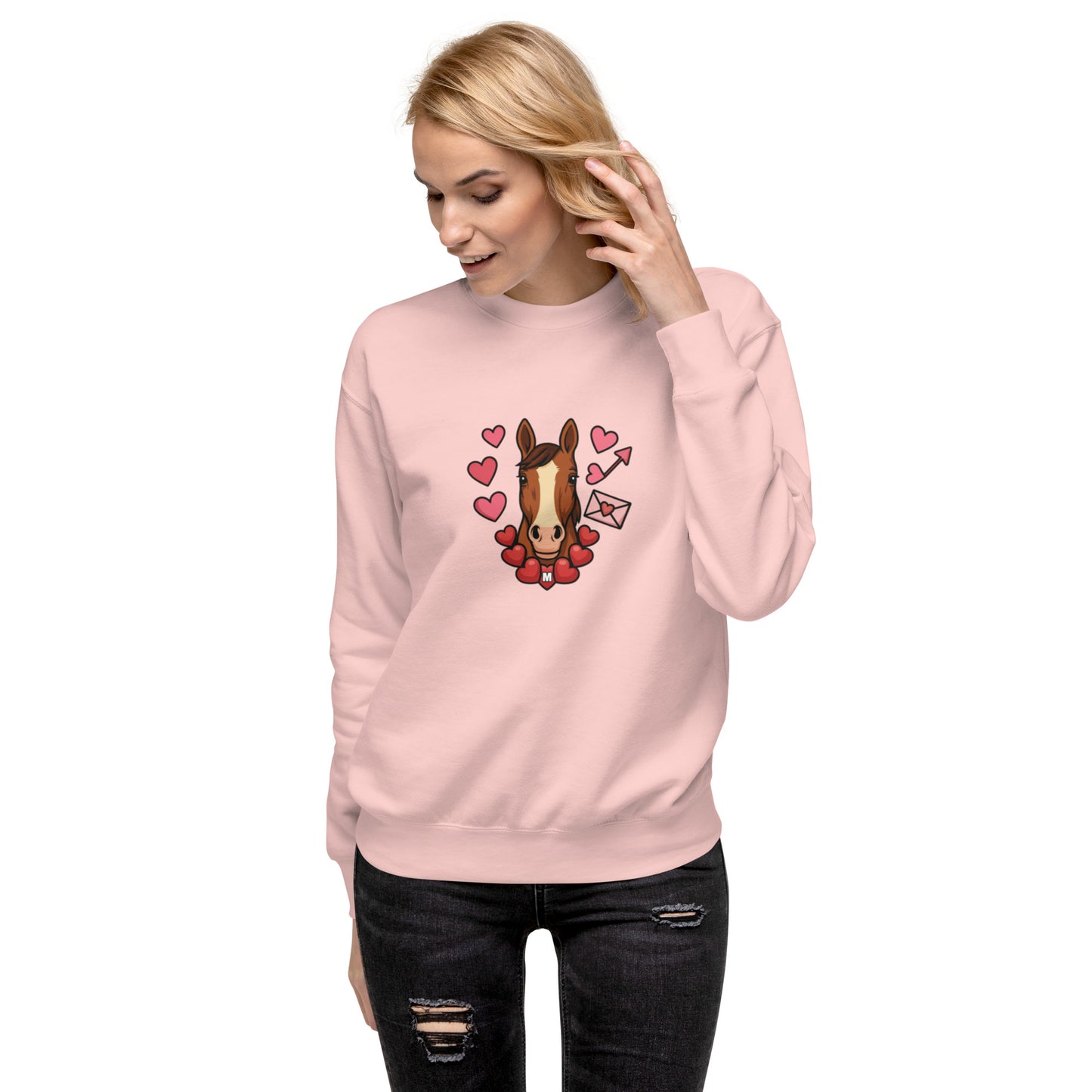 BE MINE "Loper" Valentine's Crewneck Sweatshirt