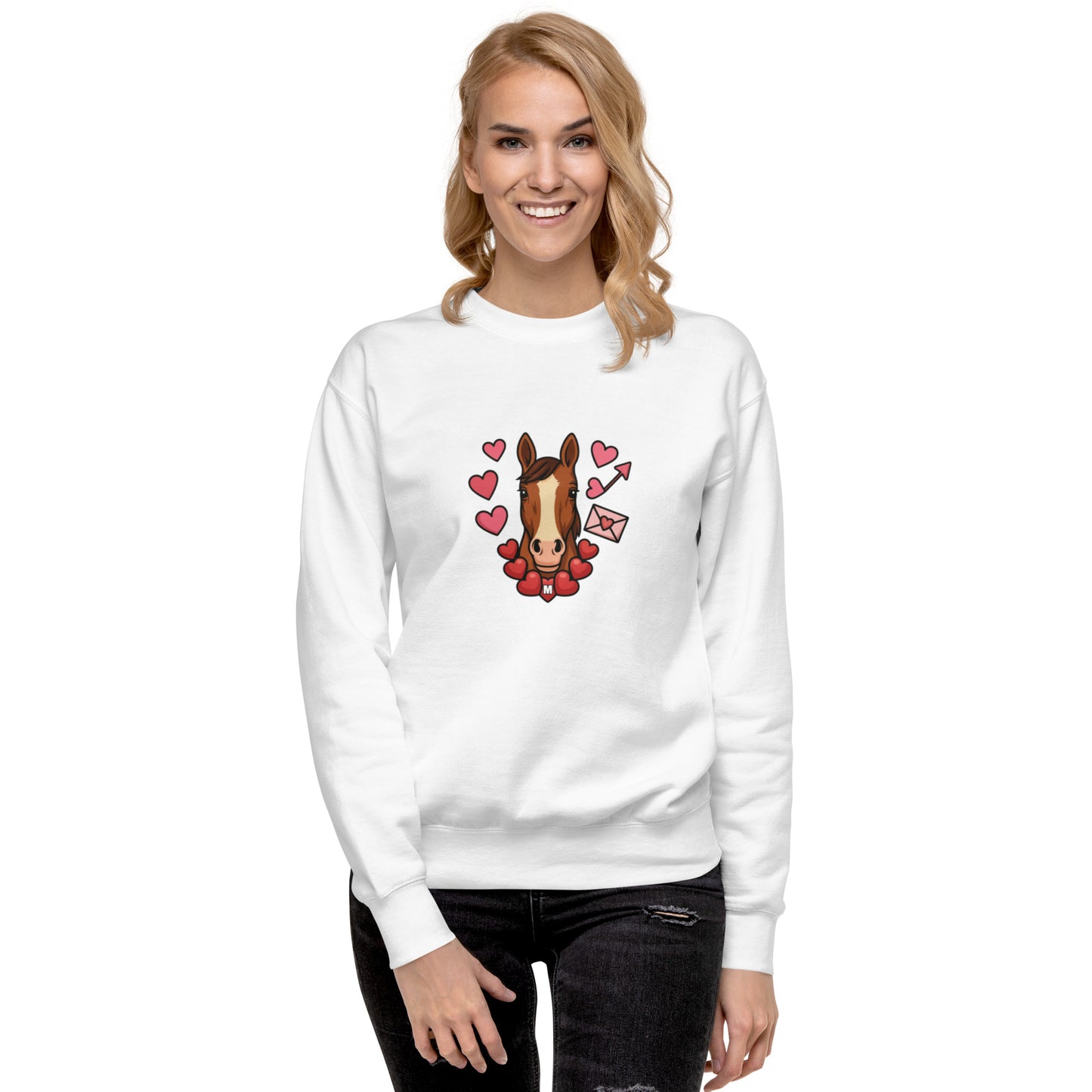 BE MINE "Loper" Valentine's Crewneck Sweatshirt